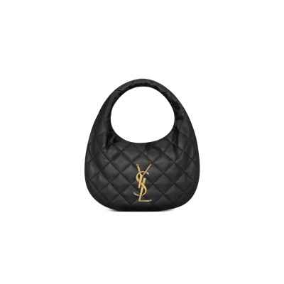 YSL ICARINO IN QUILTED NAPPA 851689AAANG1000 (17*15.5*3cm)
